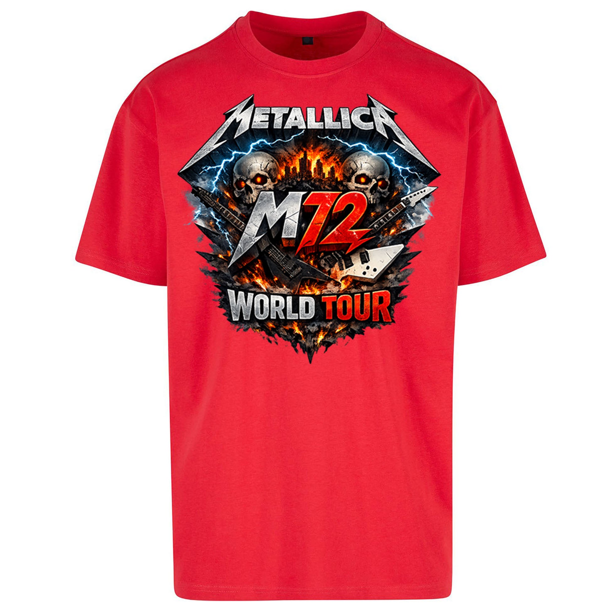 Metallica M72 World Tour Oversized T Shirt