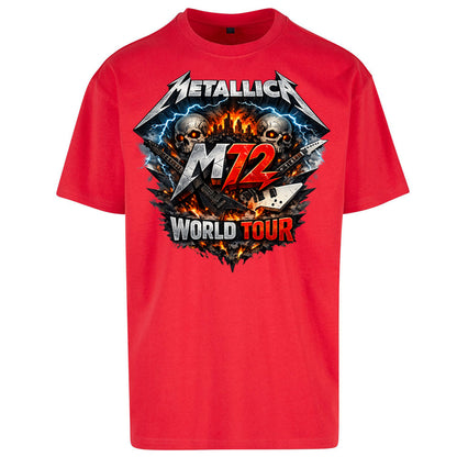 Metallica M72 World Tour Oversized T Shirt