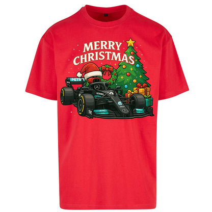 Mercedes F1 Christmas - Oversized T Shirt