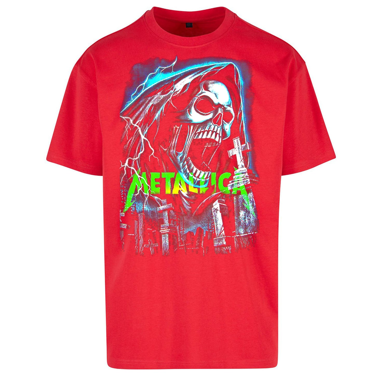 Metallica Whiplash Oversized T Shirt 