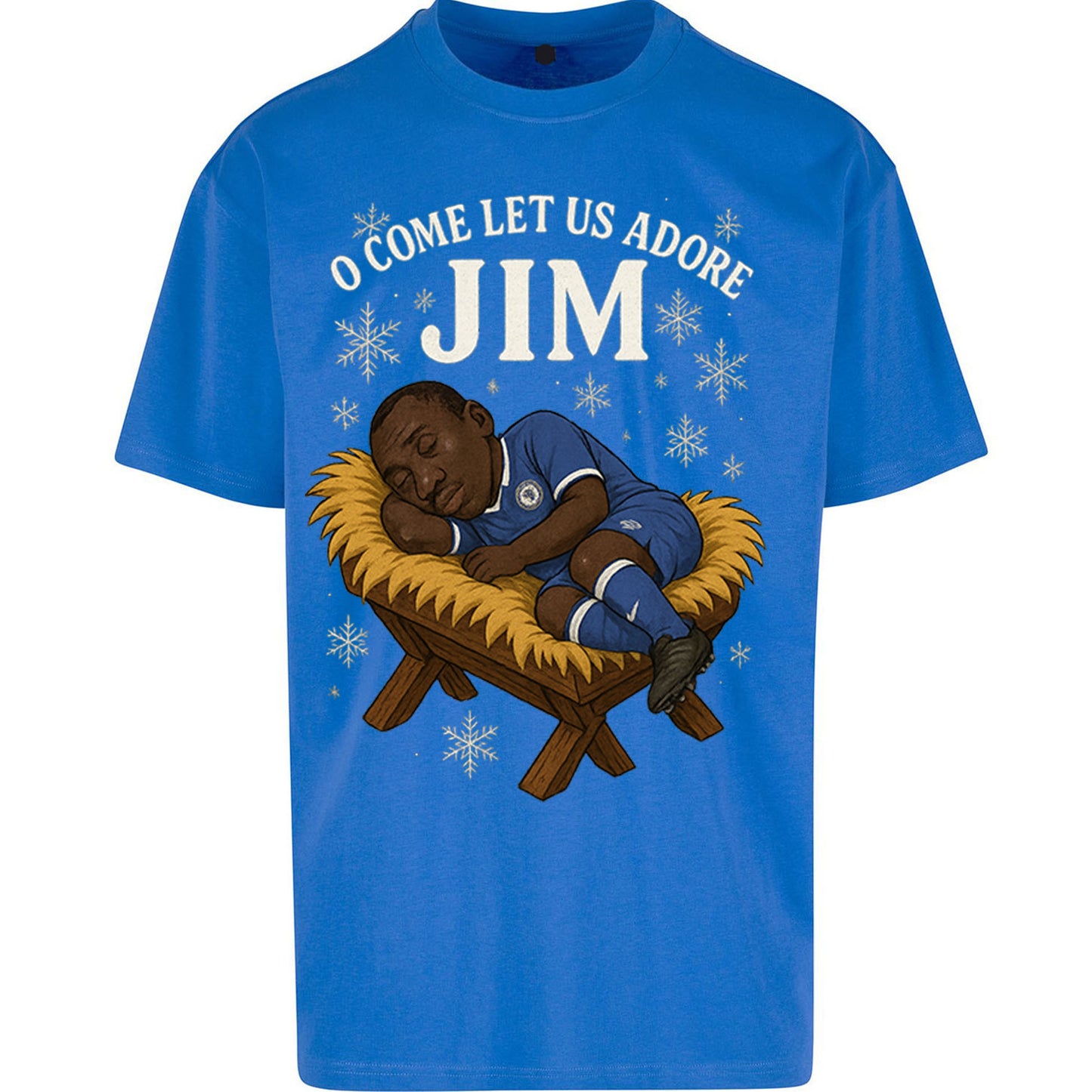 Retro Chelsea Christmas Oversized T Shirt