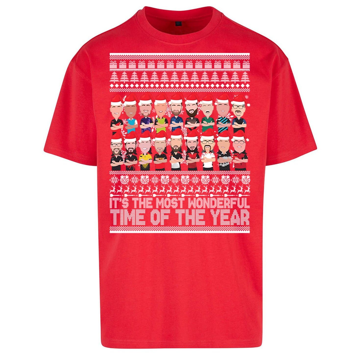 Darts Christmas Oversized T Shirt