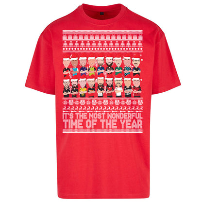 Darts Christmas Oversized T Shirt