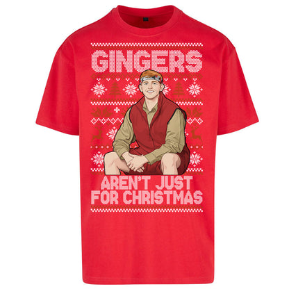 Angry Ginge Xmas Oversized T Shirt