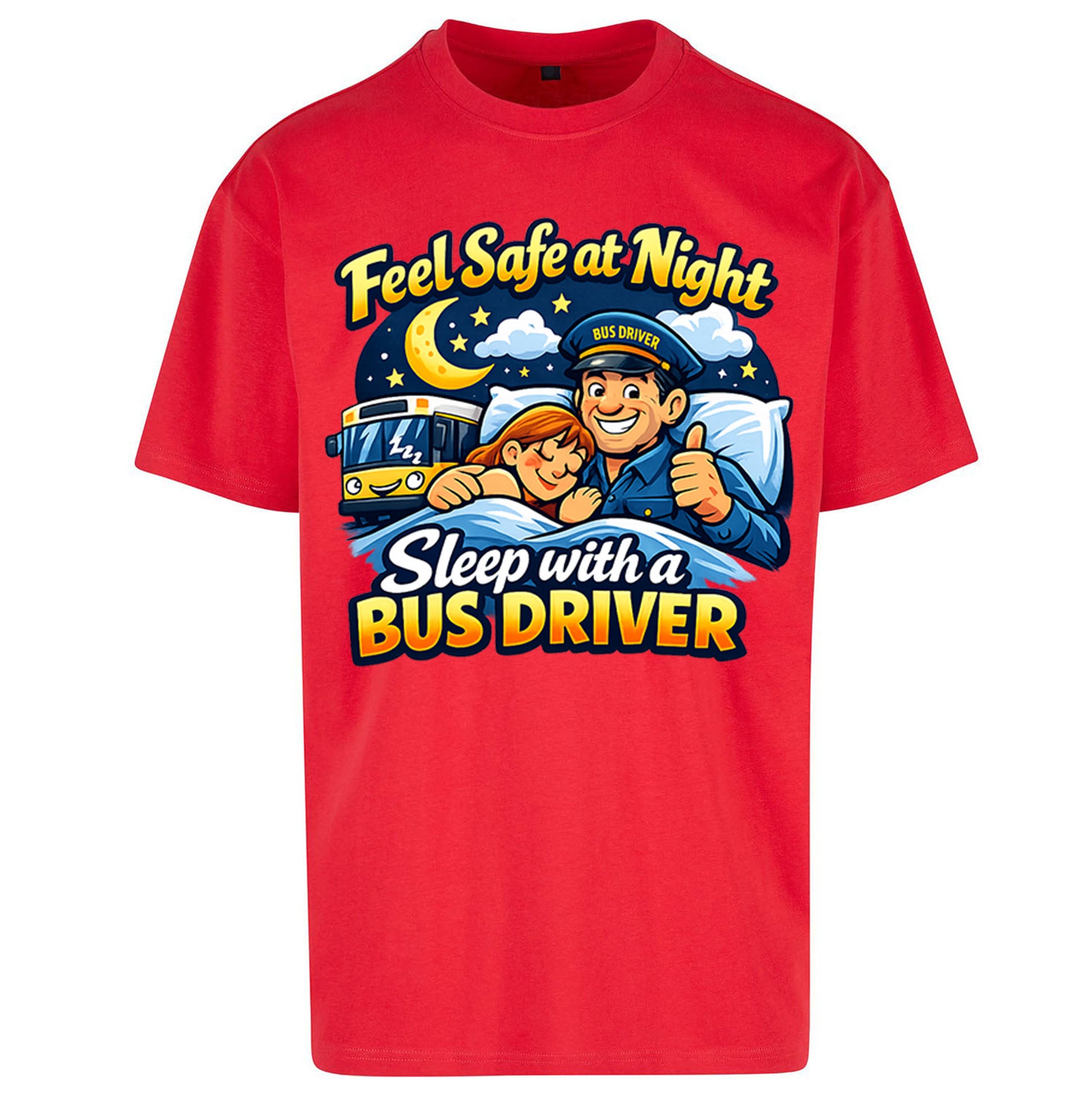 Bus Driver Job Title Oversized T Shirt