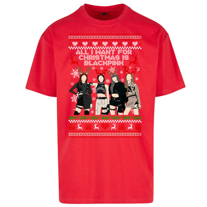 BlackPink Christmas Oversized T Shirt