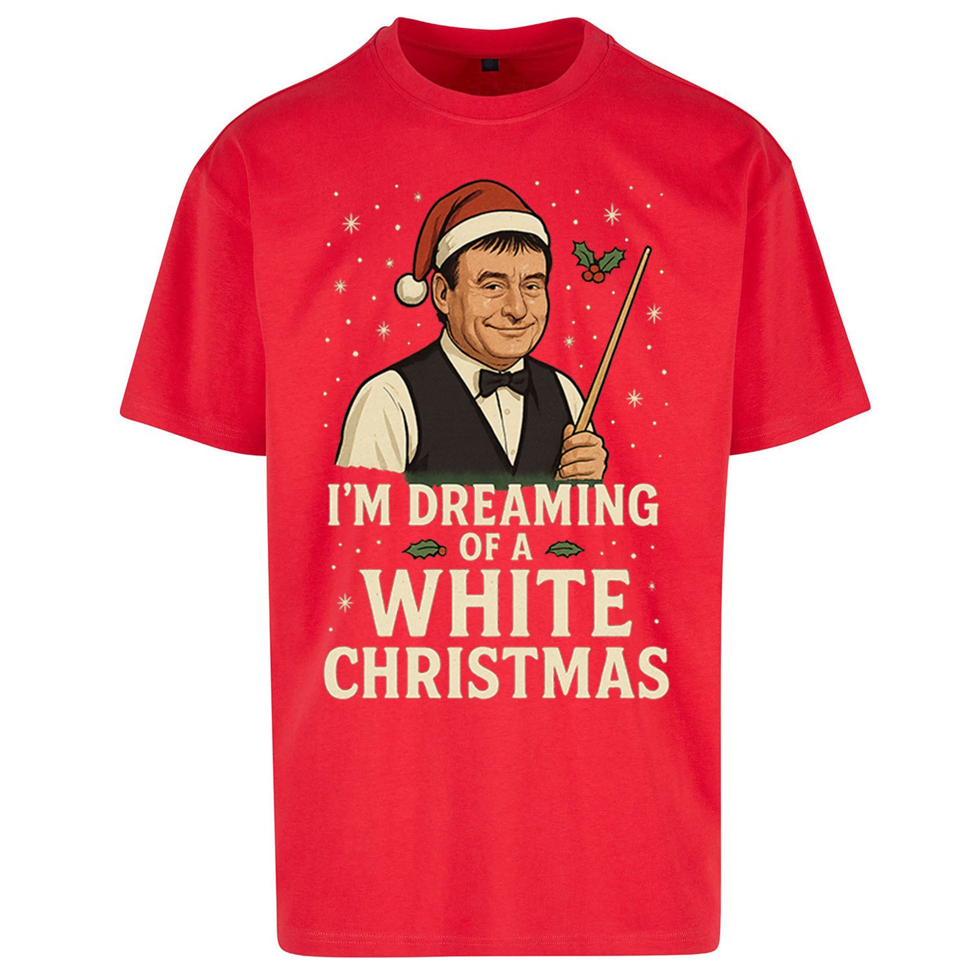 Snooker Christmas Oversized T Shirt
