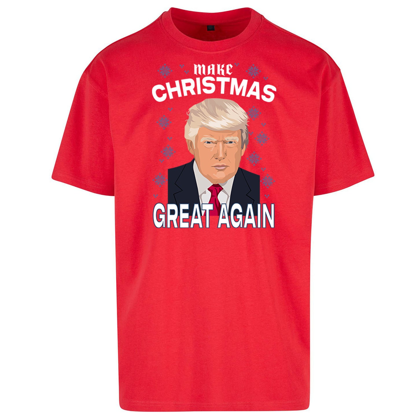 Make Christmas Great Again Oversized T Shirt