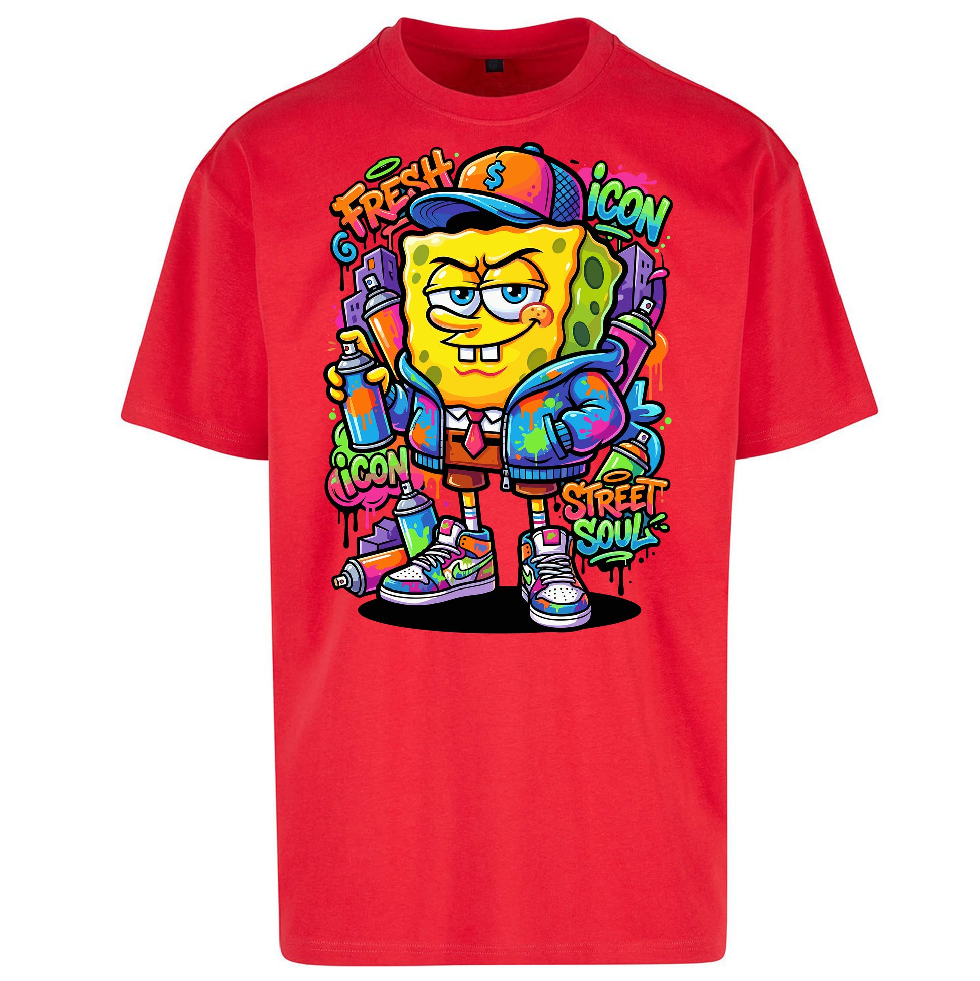 Sponge Bob Square Pants Oversized T Shirt