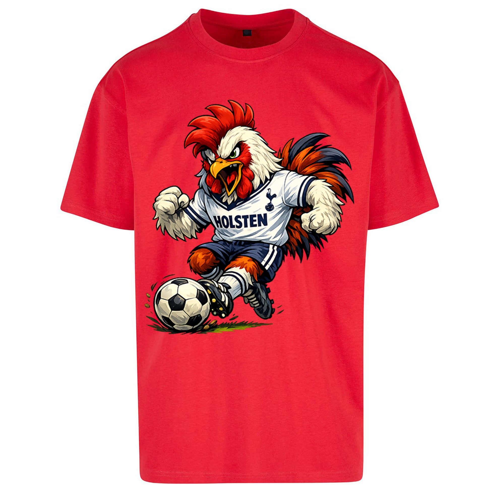 Retro Tottenhm Hotspur Oversized T Shirt 