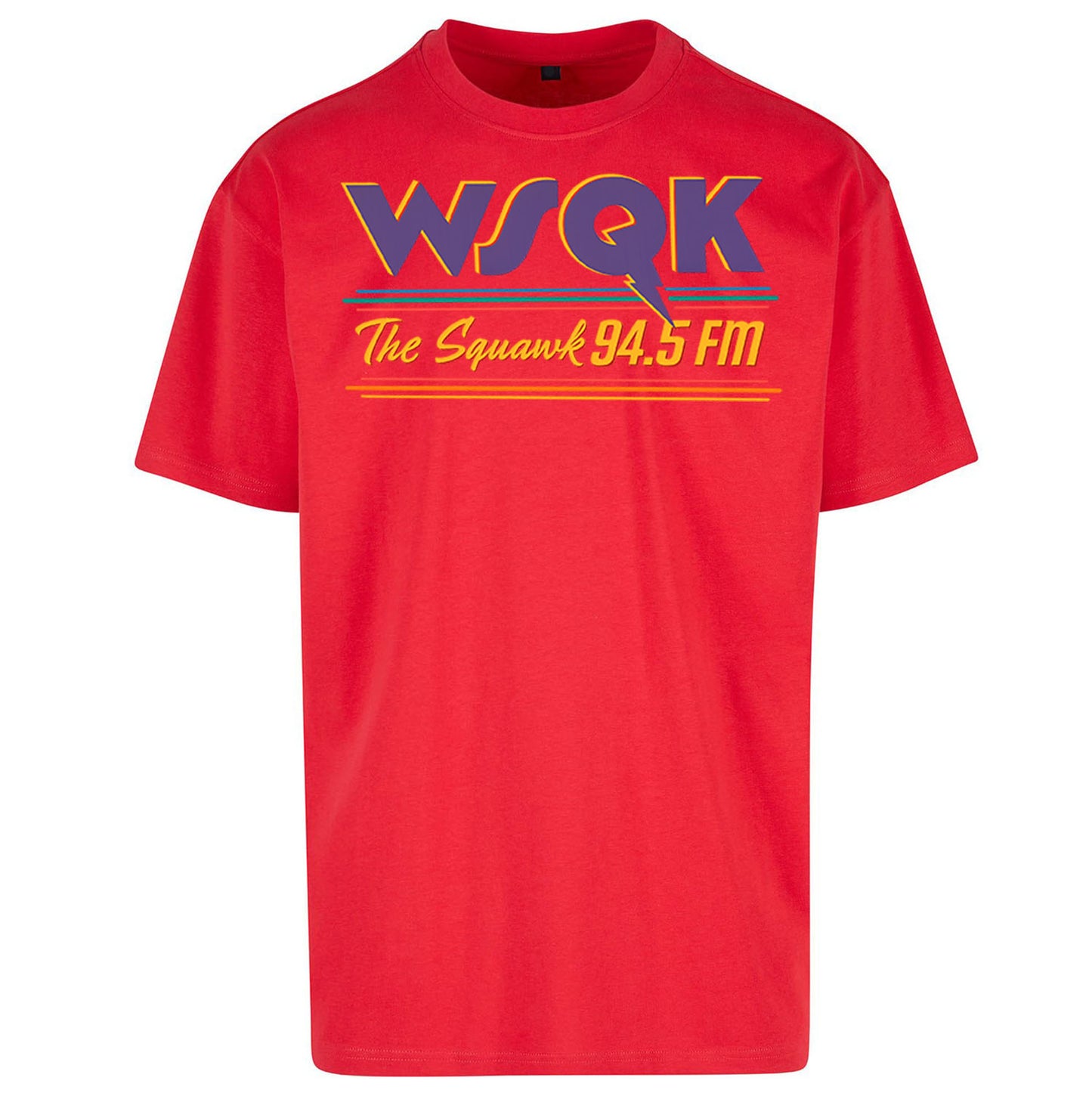 WSQK The Squawk Stranger Things Oversized T Shirt