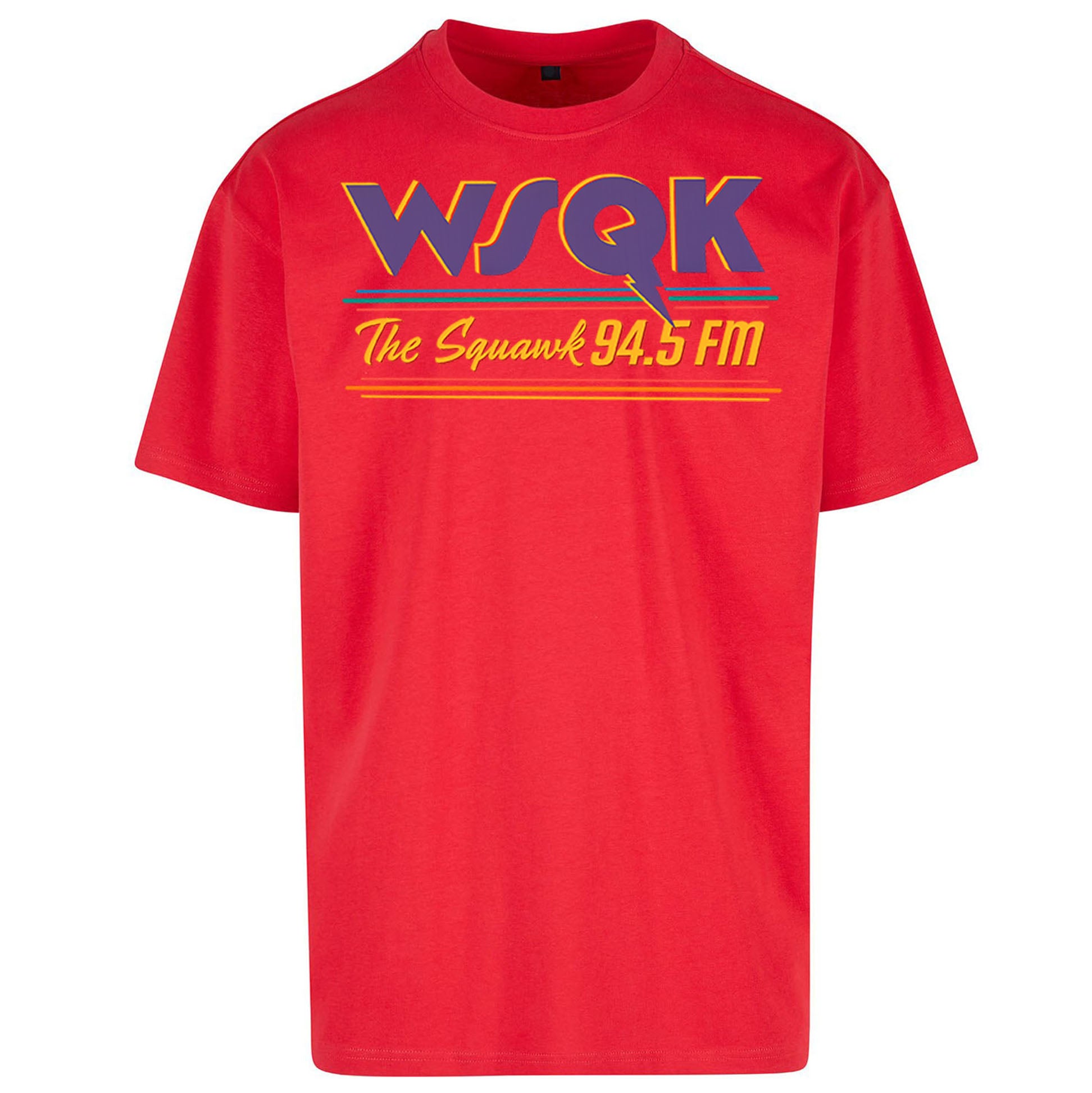 WSQK The Squawk Stranger Things Oversized T Shirt