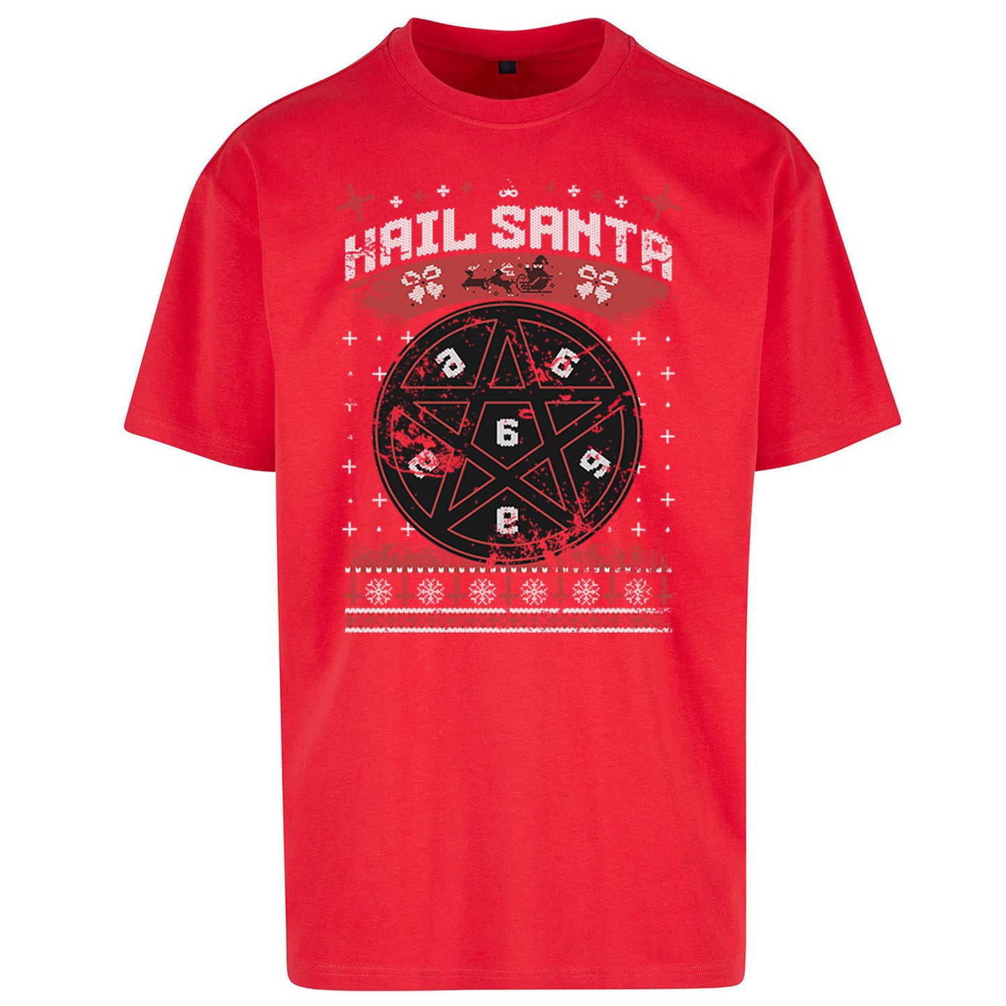 Hail Santa Oversized T Shirt