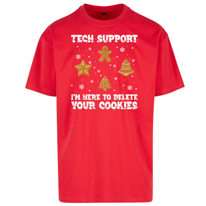 Delete Cookies Oversized T Shirt 