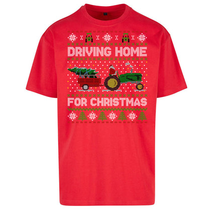 John Deere Christmas Oversized T Shirt