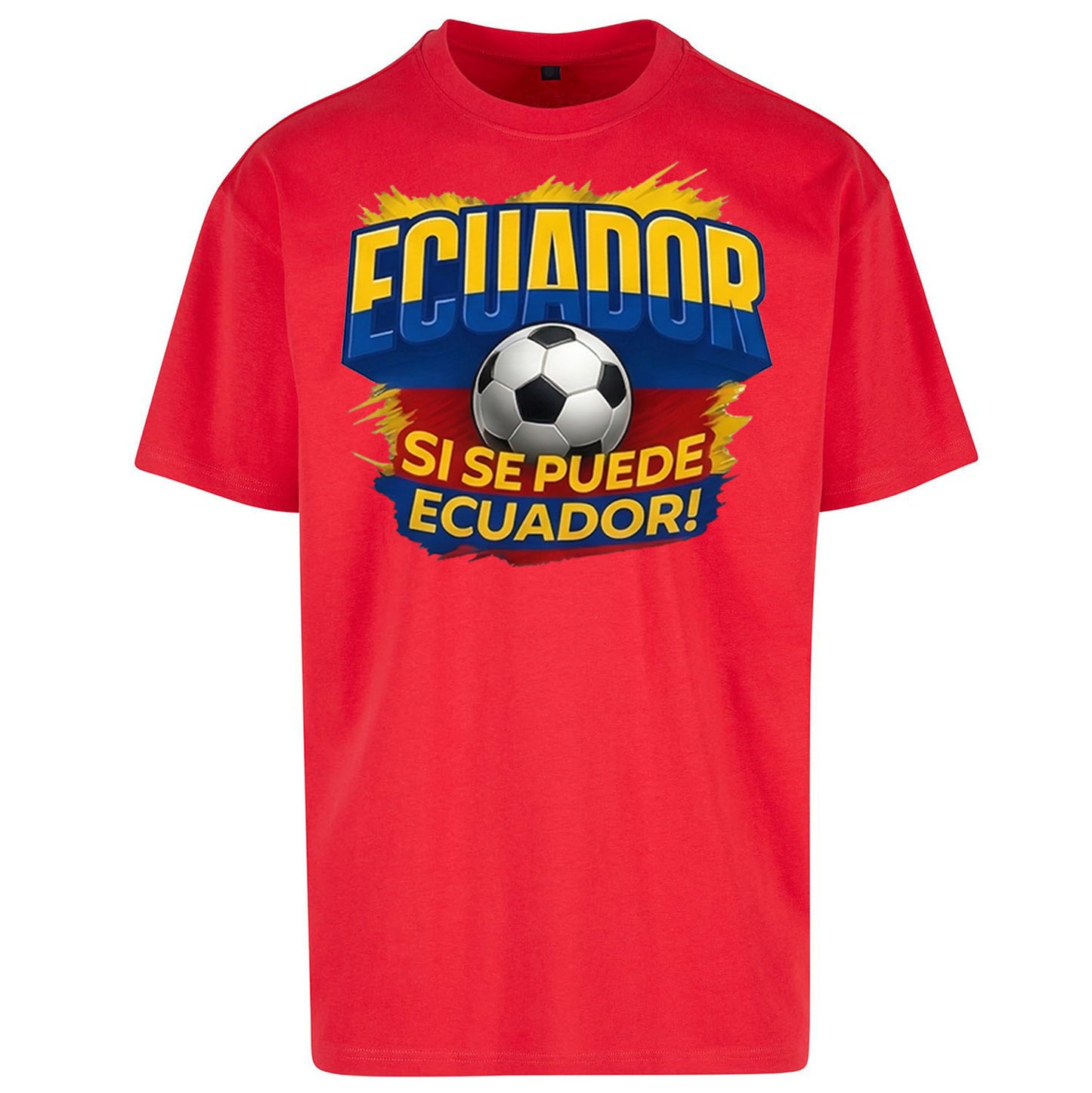 Ecuador Retro World Cup Oversized T Shirt 
