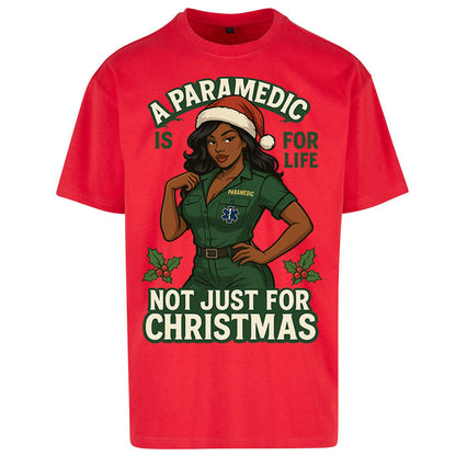 Paramedic Xmas Oversized T Shirt