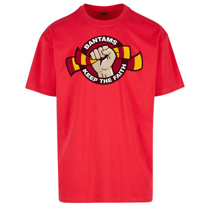 Bradford City Football Oversized T Shirt