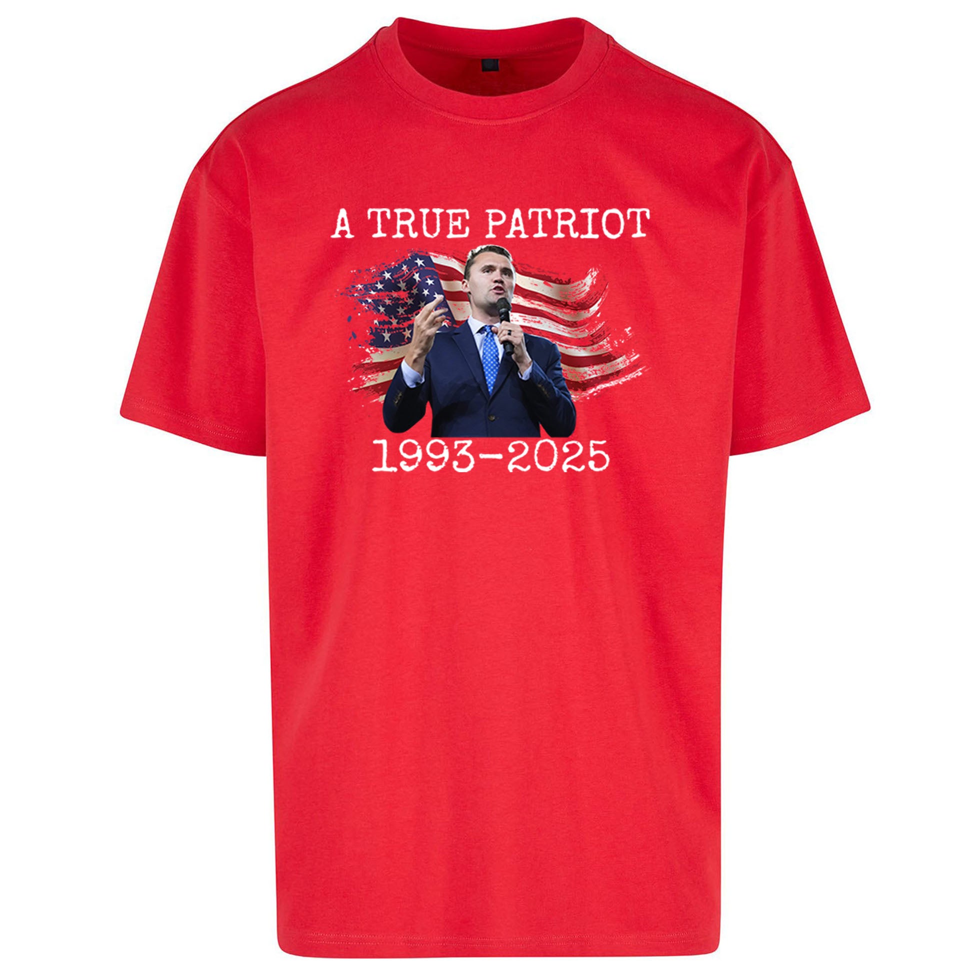 Charlie Kirk Tribute Oversized T Shirt