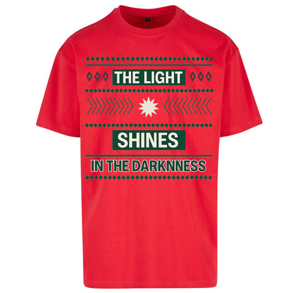 The Light Shines in the Darkness Oversized T Shirt