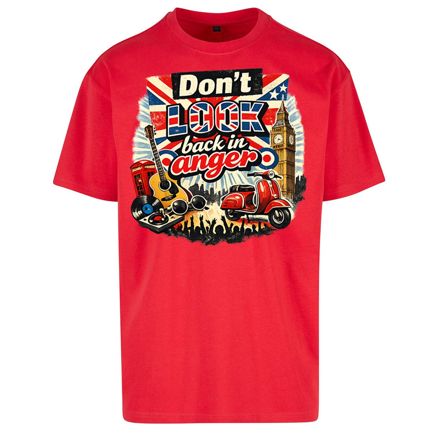 Don't Look Back In Anger Oversized T Shirt 