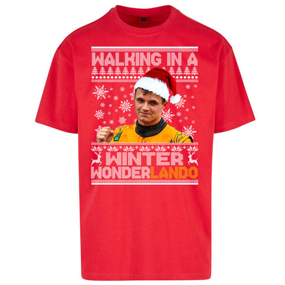 Lando Norris Christmas Oversized T Shirt
