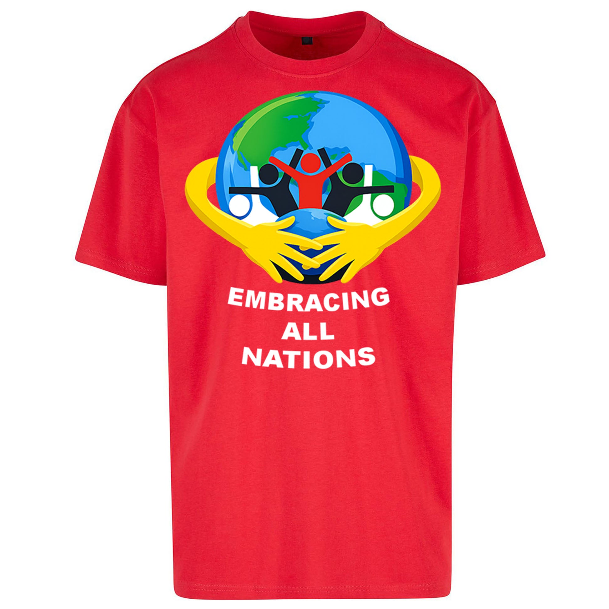 Embracing All Nations Oversized T Shirt