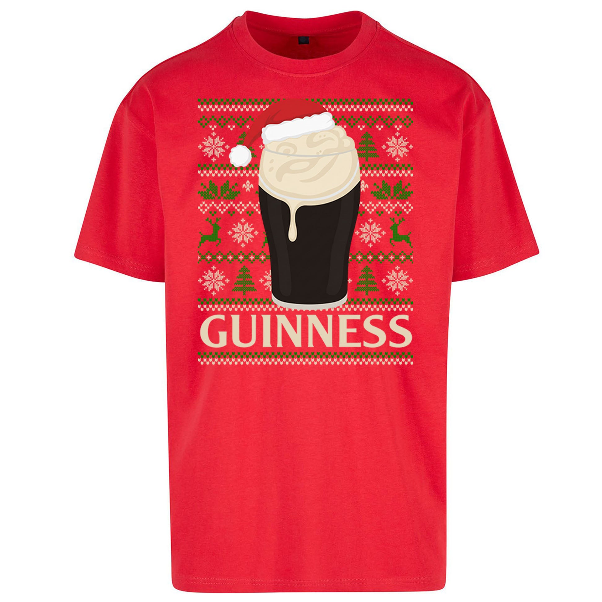 Guinness Christmas Oversized T Shirt
