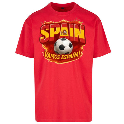 Spain Retro World Cup Oversized T Shirt