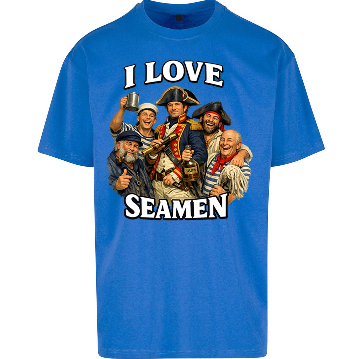 I Love Seamen Funny Cringe Meme Offensive  Oversized T Shirt