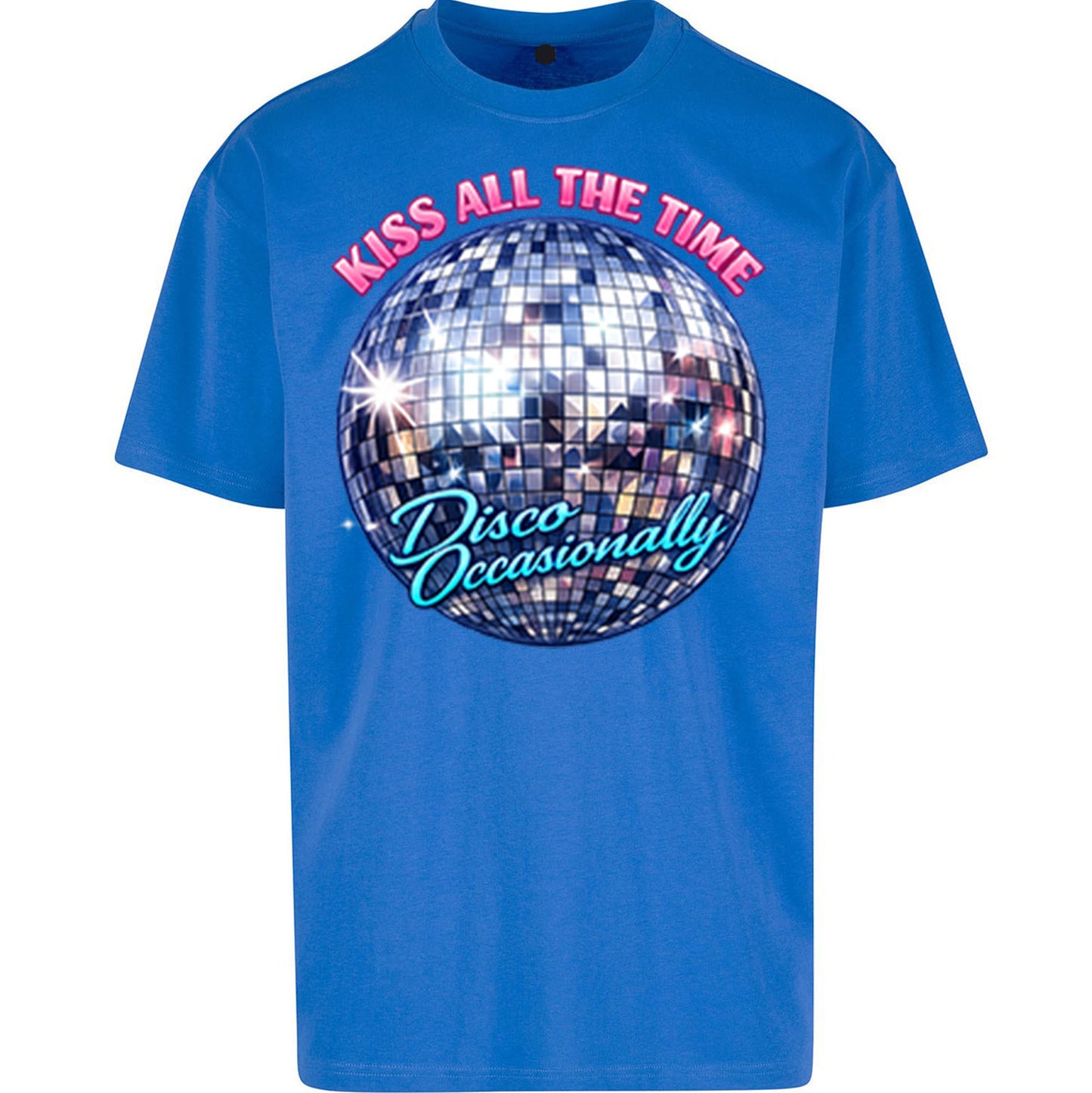 Kiss All The Time Disco Occasionally Oversized T Shirt