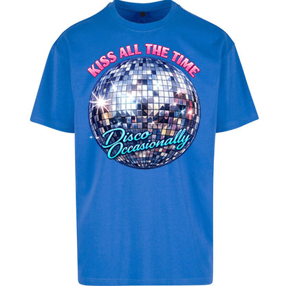 Kiss All The Time Disco Occasionally Oversized T Shirt