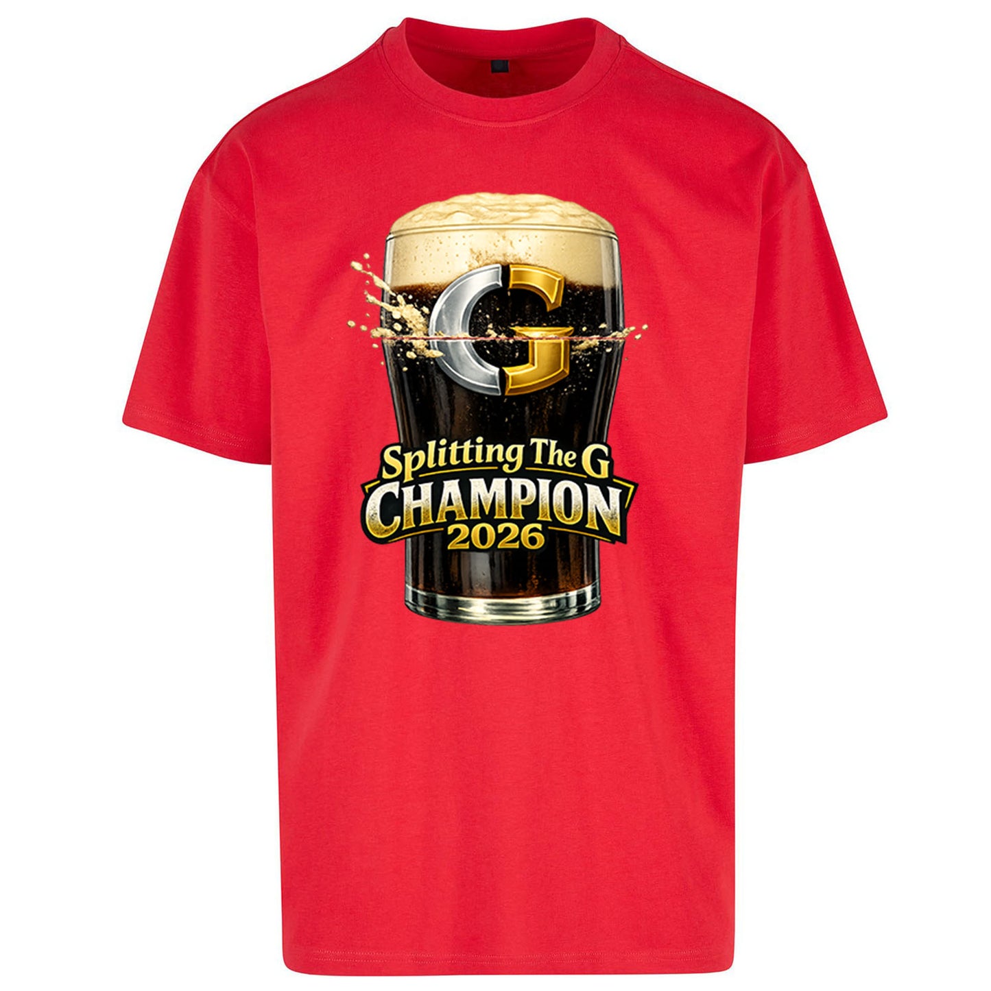 Splitting The G Champion - Oversized T Shirt