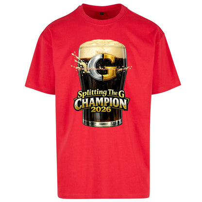 Splitting The G Champion - Oversized T Shirt