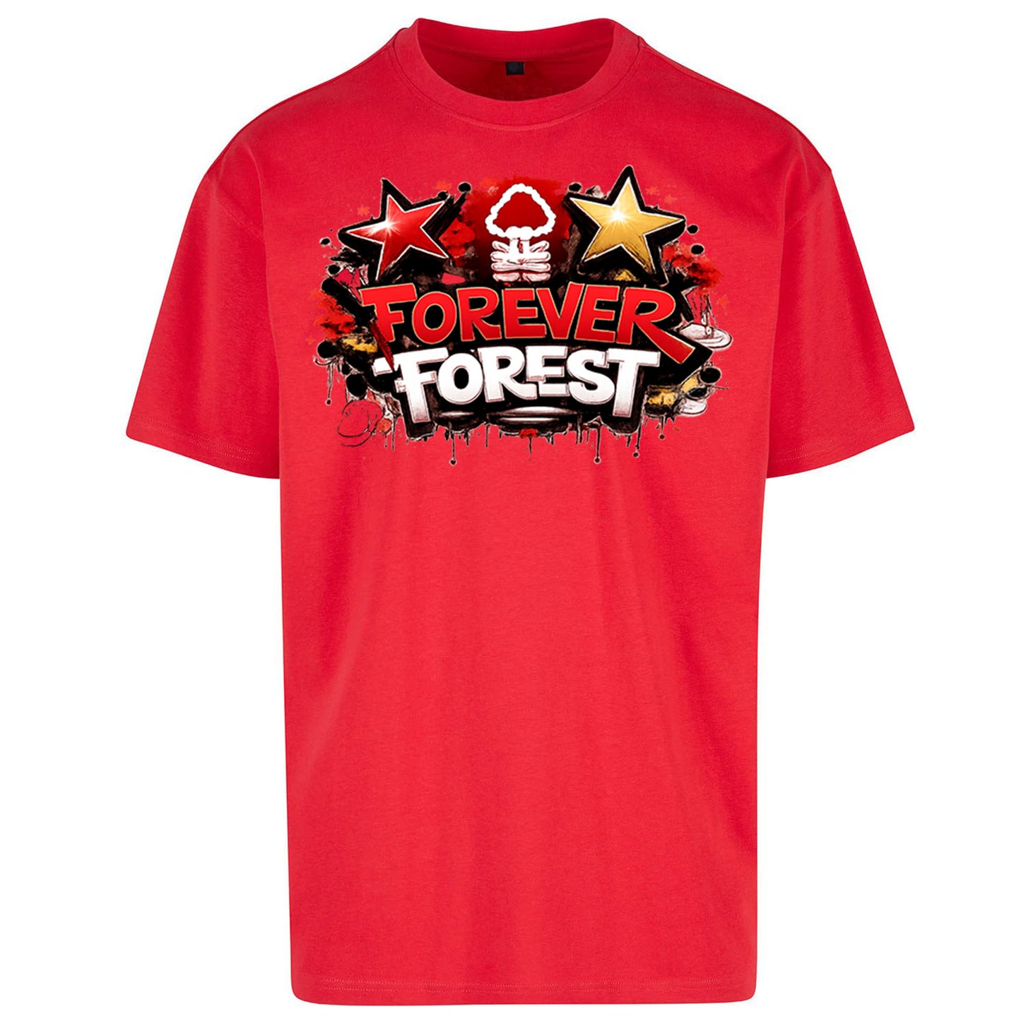 Forever Forest Football Oversized T Shirt