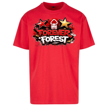 Forever Forest Football Oversized T Shirt