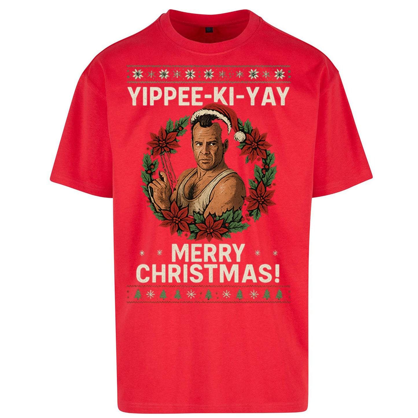 Yippee-Ki-Yay Die Hard Oversized T Shirt 