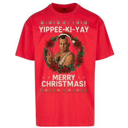Yippee-Ki-Yay Die Hard Oversized T Shirt 