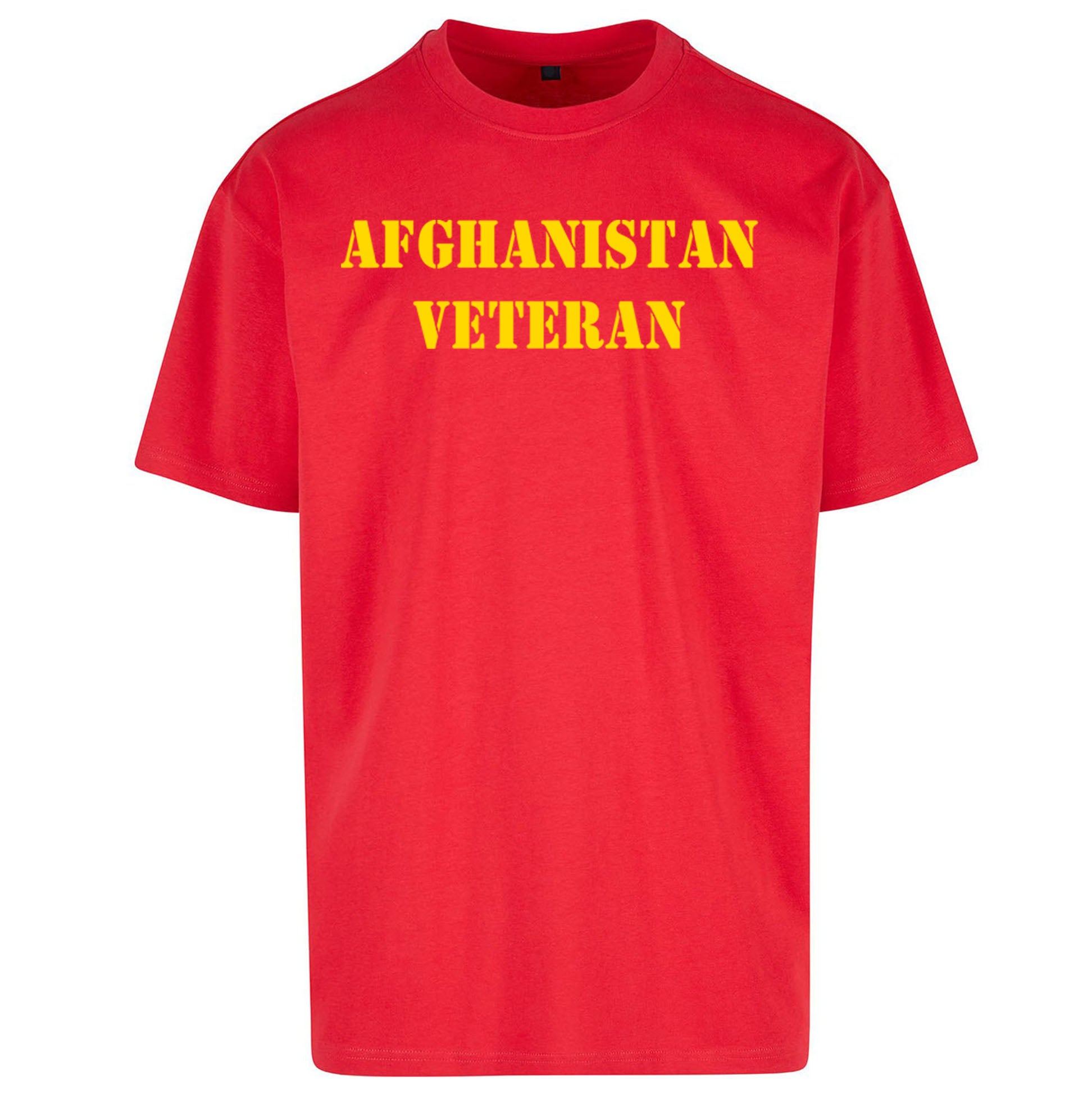 Afghanistan Veteran Oversized T Shirt 