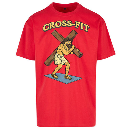 Jesus Cross Fit Oversized T Shirt