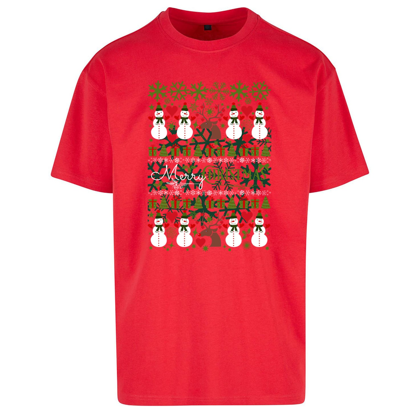Together For Christmas Oversized T Shirt