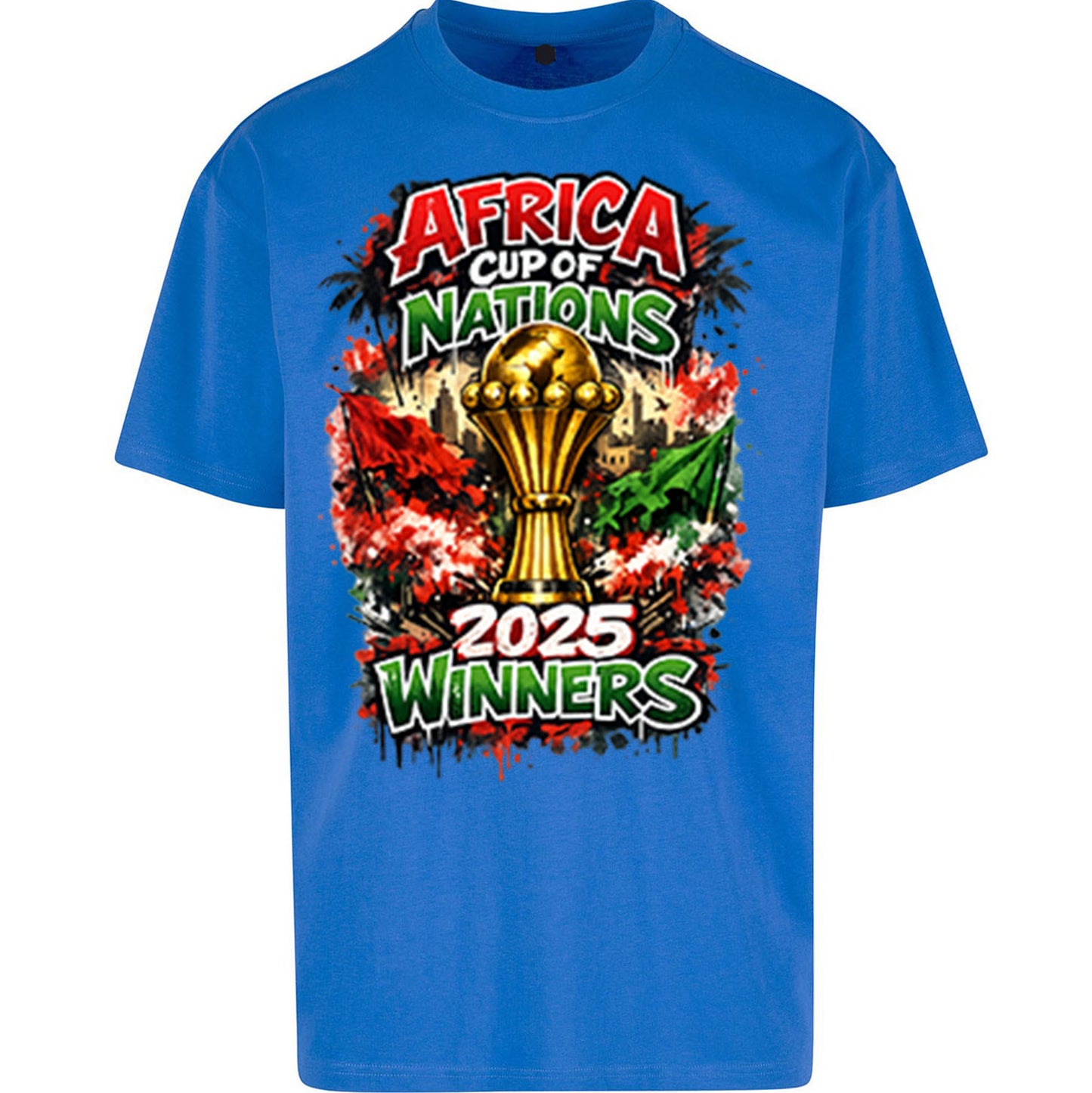 Morocco Africa Cup Of Nations Winners 2025 Oversized T Shirt