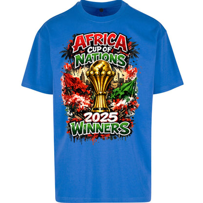Morocco Africa Cup Of Nations Winners 2025 Oversized T Shirt