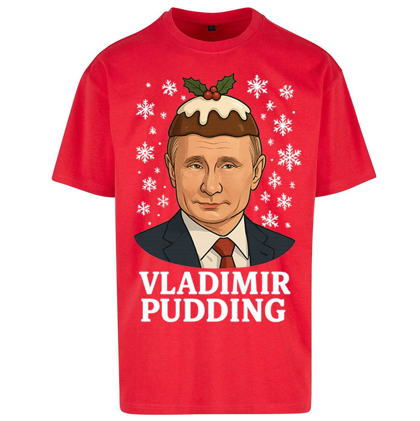 Vladimir Putin Christmas Oversized T Shirt