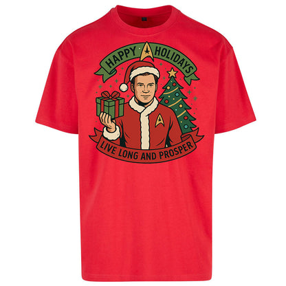 Star Trek Christmas Oversized T Shirt