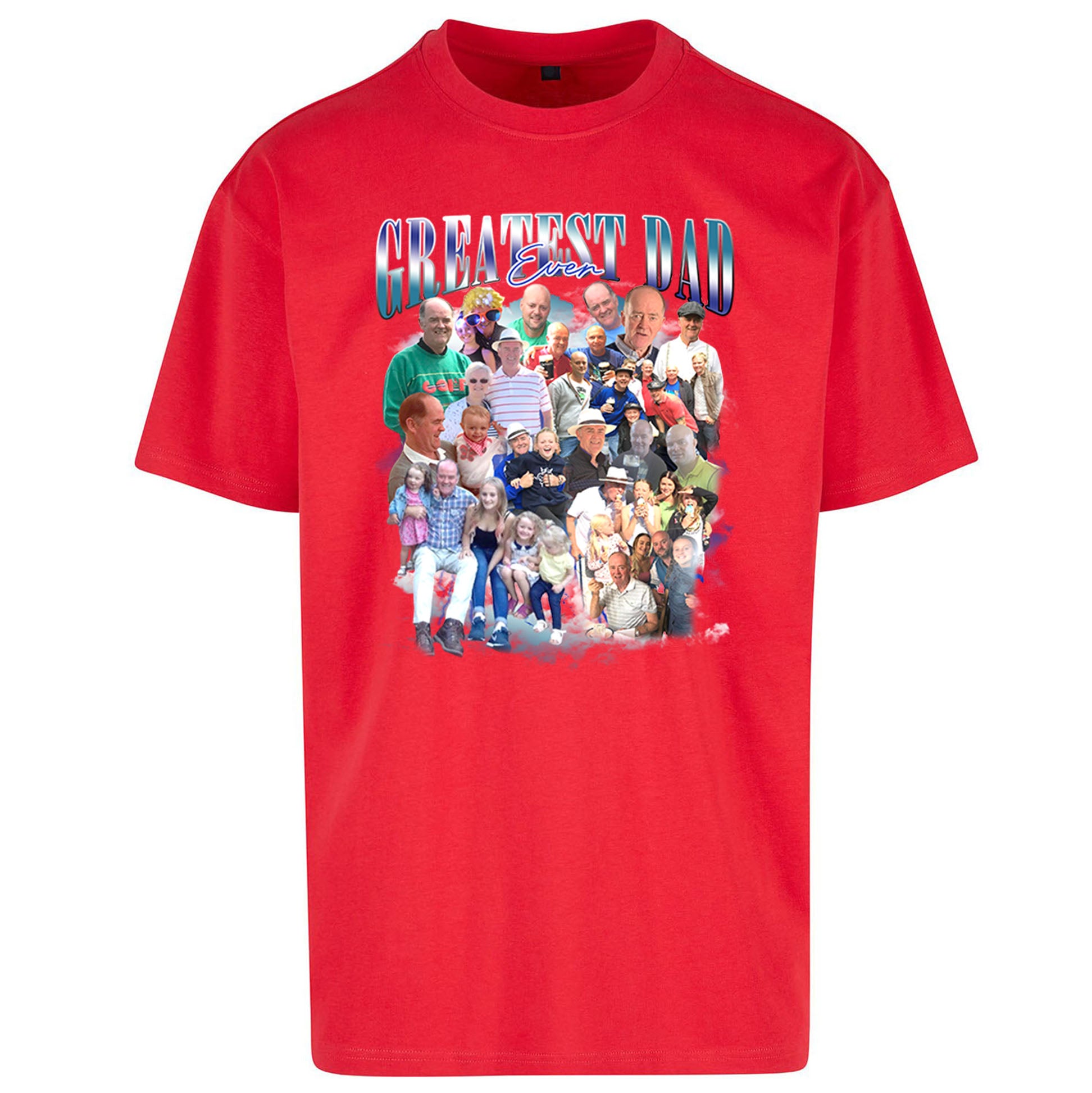 Fathers Day Personalised Oversized T Shirt