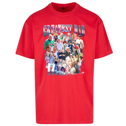 Fathers Day Personalised Oversized T Shirt