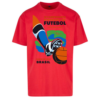 Brasil 1950 Retro World Cup Oversized T Shirt