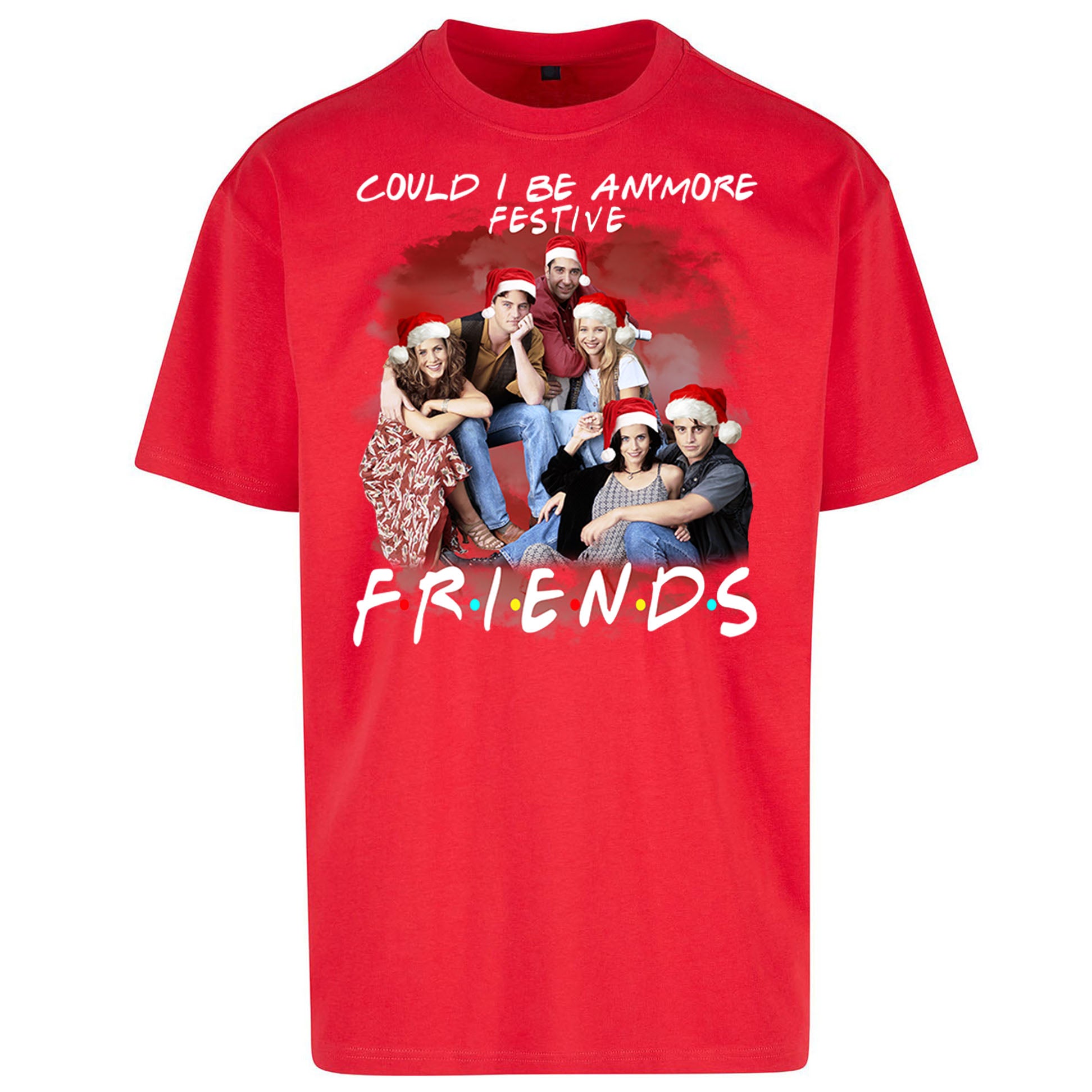 Friends Christmas Oversized T Shirt