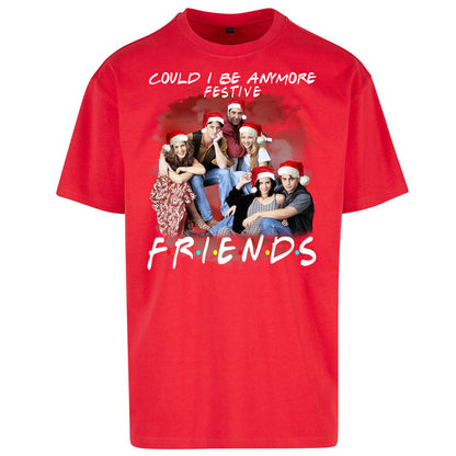 Friends Christmas Oversized T Shirt